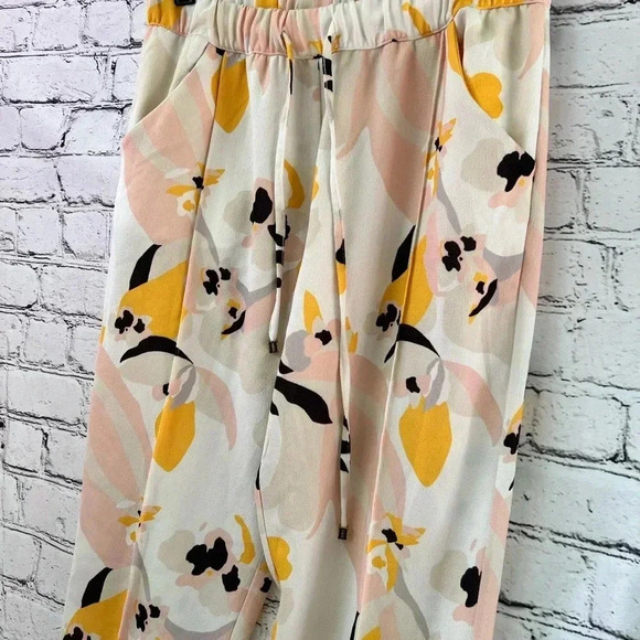 Heidi‎ Klein Honolulu Woven Harem Trousers Drawstring Elastic Waist Size Small - Picture 4 of 11